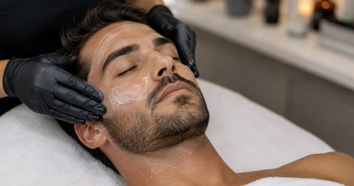 Custom Facials for Signs of Aging in Men at White Coat Aesthetics